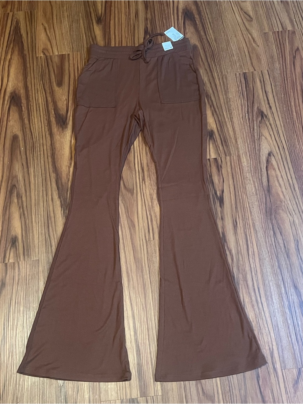 Rue21 Brown Flare Knit Track Pants